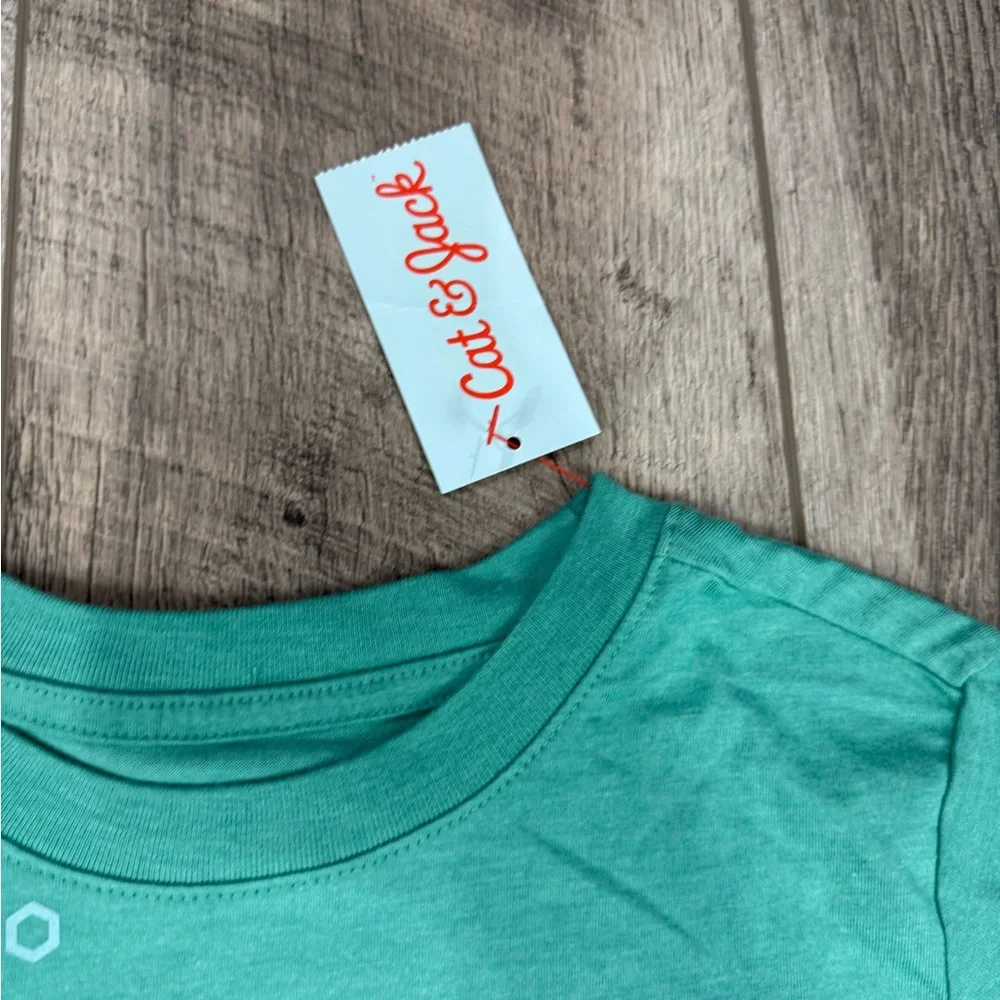 Cat + Jack Kids‎ Teal Coding Tshirt